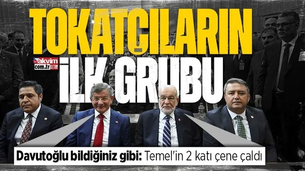 CHPyi koparan Saadet Partisi ve Gelecek Partisi ilk Grup toplantısını yaptı! Ahmet Davutoğlu yine bildiğiniz gibi...