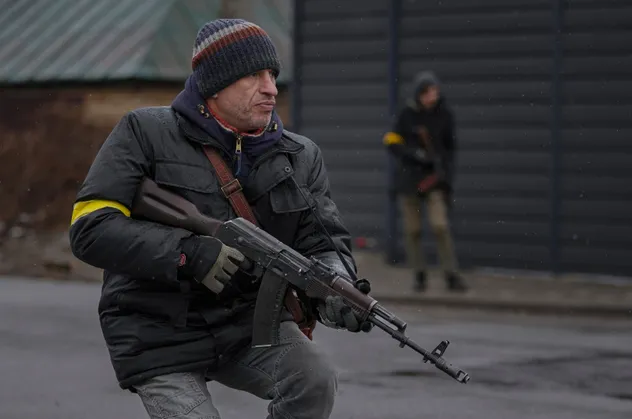 Son kale: Kiev! Sivil direnişçiler teyakkuzda! Elin silah tutan herkes savunmada