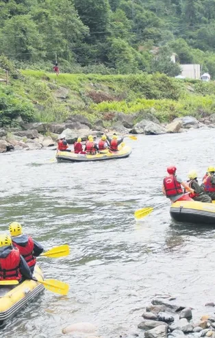 Turistlerin raftingde yeni tercihi: Fırtına Deresi