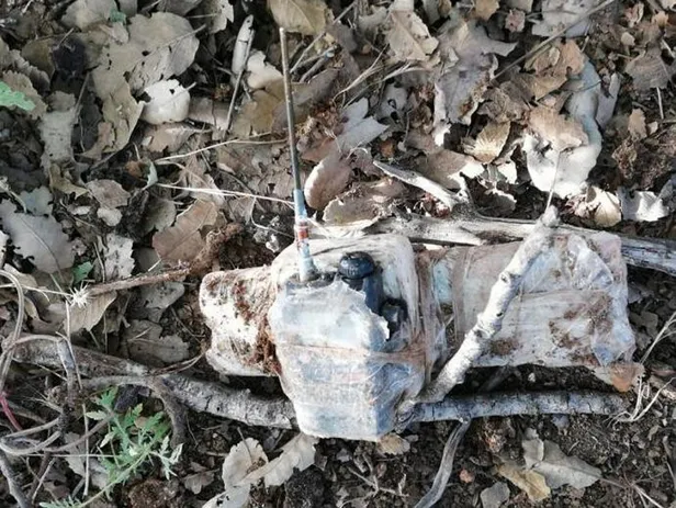 Son dakika haberi: Kurt Kapanı Operasyonu'nda bulunan telsiz komutalı patlayıcı düzeneği imha edildi-1