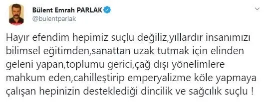 Bülent Emrah Parlak kimdir? Emine Bulut'un ölümüyle ilgili skandal paylaşıma imza attı-1