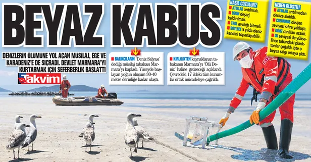 Deniz salyası, ilk olarak Marmara Denizi’nde ortaya çıktı ardından Ege'ye sıçradı: Türkiye, seferberlik başlattı