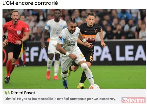 Marsilya-Galatasaray maçı Fransız basınında! "Maçın yıldızı Marcao" - 7