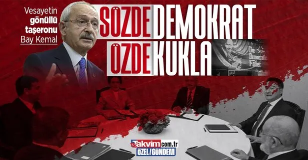 Sözde demokrat özde kukla: Kemal Kılıçdaroğlu için açılan baba afişinde dikkat çeken detay
