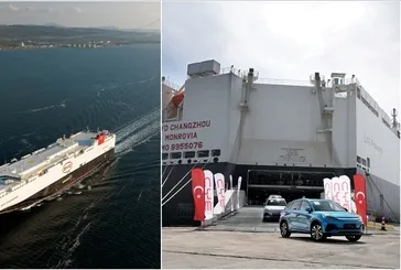7 bin araçlık sevkiyat! BYD'nin araç gemisi "BYD CHANGZHOU" Türkiye'ye ulaştı