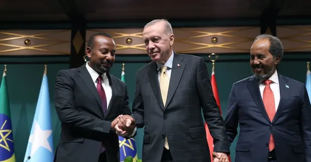 Başkan Erdoğan’dan Somali ve Etiyopya liderleriyle ortak açıklama: Yeni bir başlangıcın ilk adımını atmış olduk