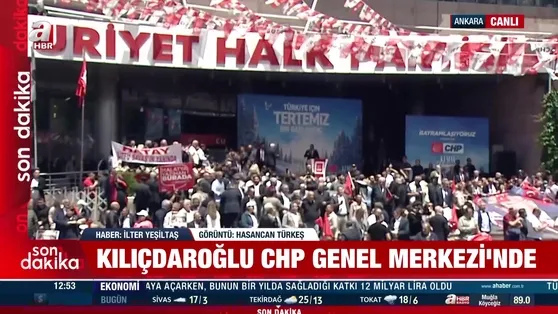 Kemal Kılıçdaroğlu CHP Genel Merkezi’nde