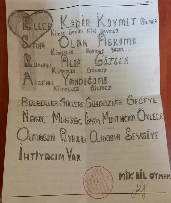 falcatayla-bogazini-kestigi-esine-cezaevinden-ask-mektuplari-gonderdi-sevgiye-ihtiyacim-var-1625162871734.jpg Falçatayla boğazını kestiği eşine cezaevinden aşk mektupları gönderdi: Sevgiye ihtiyacım var-5