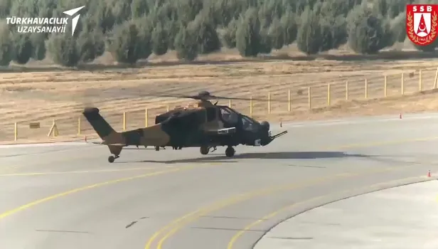 Güçlenen Atak helikopterinden ilk uçuş! ATAK FAZ-2 Gövde gösterisi yaptı