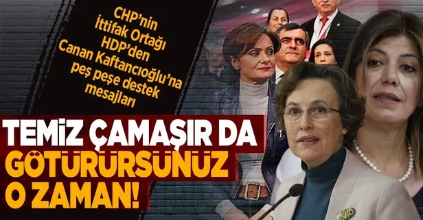 CHP’li Canan Kaftancıoğlu’nun cezasının onanması ile birlikte HDP’li dostları harekete geçti!