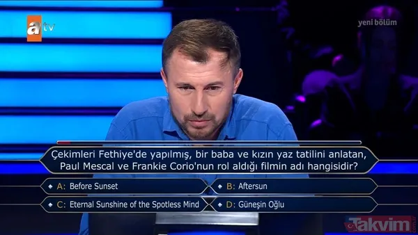 Kim Milyoner Olmak İster'de Sivasspor sorusu! Heyecanına yenik düştü bilemedi: Dadaşlar mı Yiğidolar mı? - 43