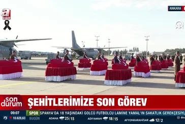 Türkiye şehitlerini uğurluyor