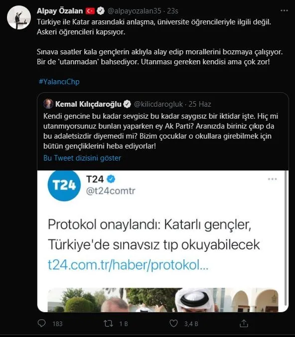 Aşağılık Katar yalanını devam ettiren CHP'li Kemal Kılıçdaroğlu'na sert tepki: Sende hiç utanma yok mu?-7