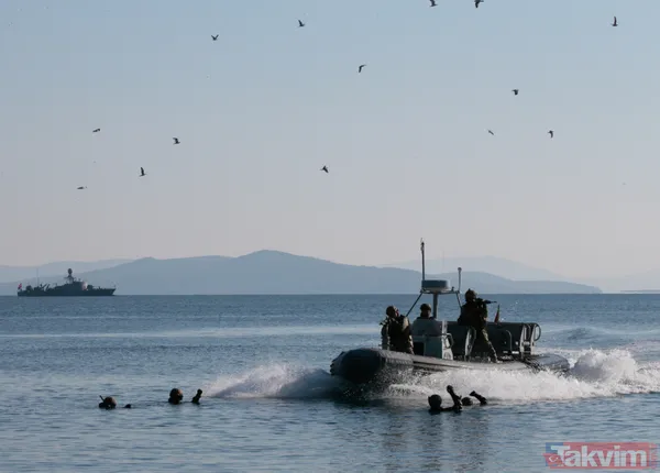 "Mavi Vatan 2019 Tatbikatı" devam ediyor | Deniz komandolarının çıkarma harekatı göz kamaştırdı - 19