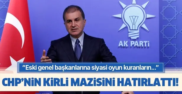 AK Parti Sözcüsü Ömer Çelik, CHP’ye Deniz Baykal ve Muharrem İnce’ye yapılan kumpasları hatırlattı!