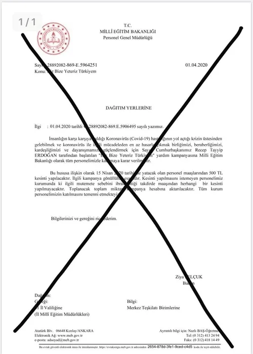 Son dakika: Milli Eğitim Bakanı Ziya Selçuk’tan sahte genelgeye tepki: Hukuki süreç başlatıldı!-1
