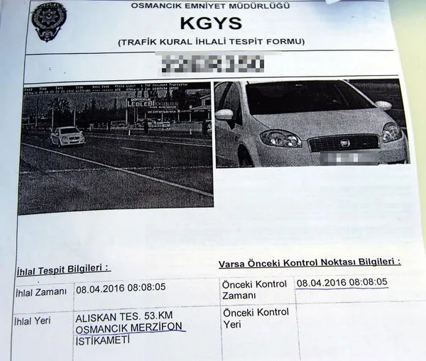 Edirne'de ilginç olay! İki saniye arayla kesilen trafik cezası mahkemeden döndü-1
