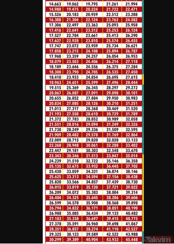 Temmuz artışında merdiven sistemi geliyor! EYT, SSK, Bağkur'luya 11.252 TL çıplak maaş! 7.500, 8.000, 9.000 TL maaş alanlar... - 31