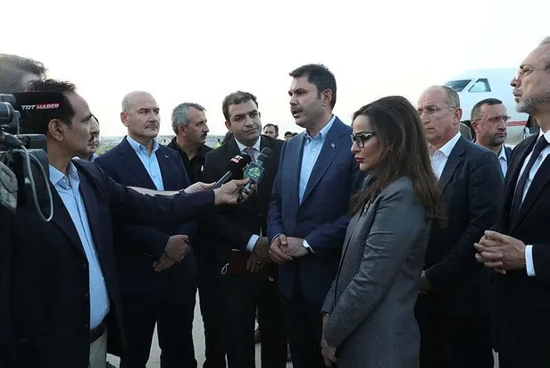 Bakanlar Soylu ve Kurum, sel felaketinin yaşandığı Pakistan'da-2