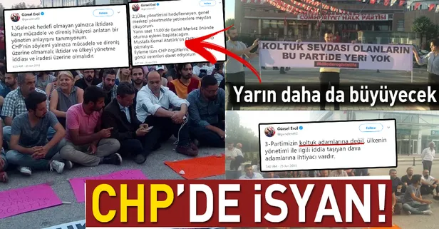CHP'liler kazan kaldırdı