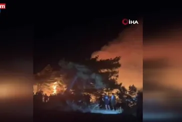 Hatay'da orman yangını