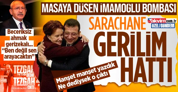 Saraçhane gerilim hattı! Akşener'den Kılıçdaroğlu'na hakaret dolu 'İmamoğlu' cevabı: 'Ben değil, sen arayacaktın' mesajı