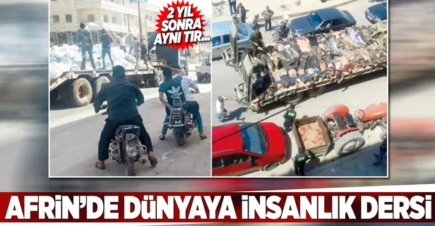 Afrin'de insanlık dersi