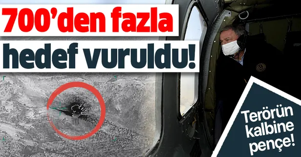 Son dakika: Milli Savunma Bakanı Hulusi Akar'dan Pençe-Kaplan operasyonu açıklaması: Hava, kara birliklerimizin ateşi sonucu 700’den fazla hedef vuruldu
