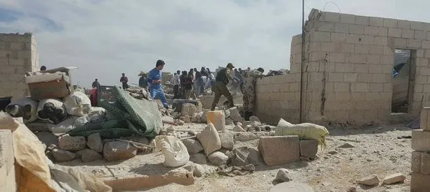 Katil Esed sığınmacı kampını vurdu