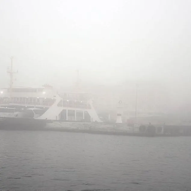 Çanakkale Boğazı’nda yoğun sis!