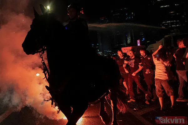 Tel Aviv'de kafesli protesto! Onlarca İsrailli, Netanyahu'nun istifası için sokaklara döküldü: Sen baştasın, sen suçlusun - 20