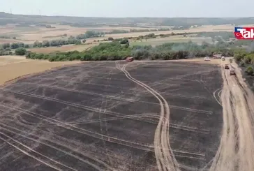 Silivri'de yangın!