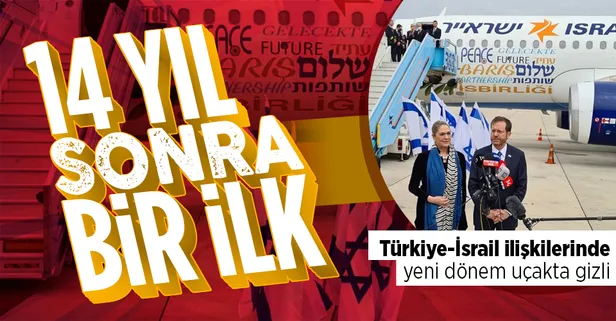 SON DAKİKA: İsrail Cumhurbaşkanı Isaac Herzog Türkiye'ye geldi Herzog'dan ziyaret öncesi barış ve işbirliği mesajları