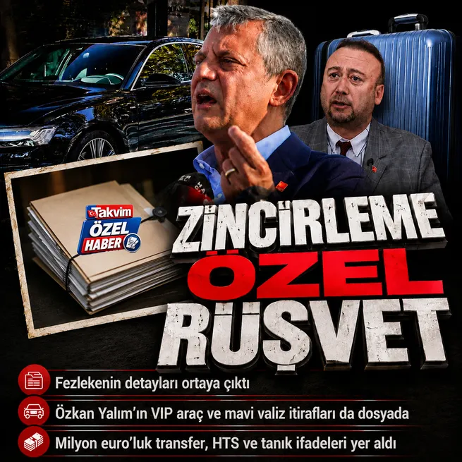 Özgür Özel hakkındaki fezlekenin detayları ortaya çıktı: Özkan Yalım’ın VIP araç ve mavi valiz itirafları da dosyada