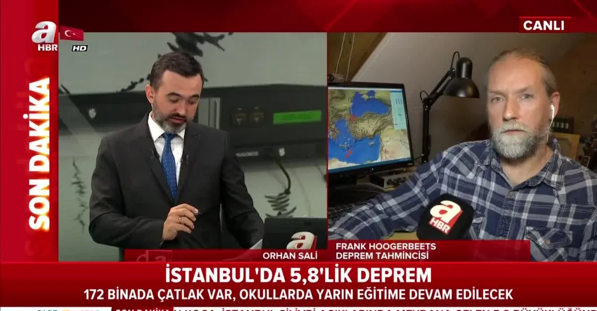 Ünlü deprem kahini Frank Hoogerbeets'ten İstanbul depreminin ardından bir uyarı daha geldi!