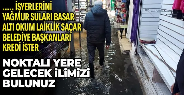 CHP’nin yönettiği İzmir’de bildik görüntüler! Yağmur yağdı Kemaraltı’nda iş hanını su bastı