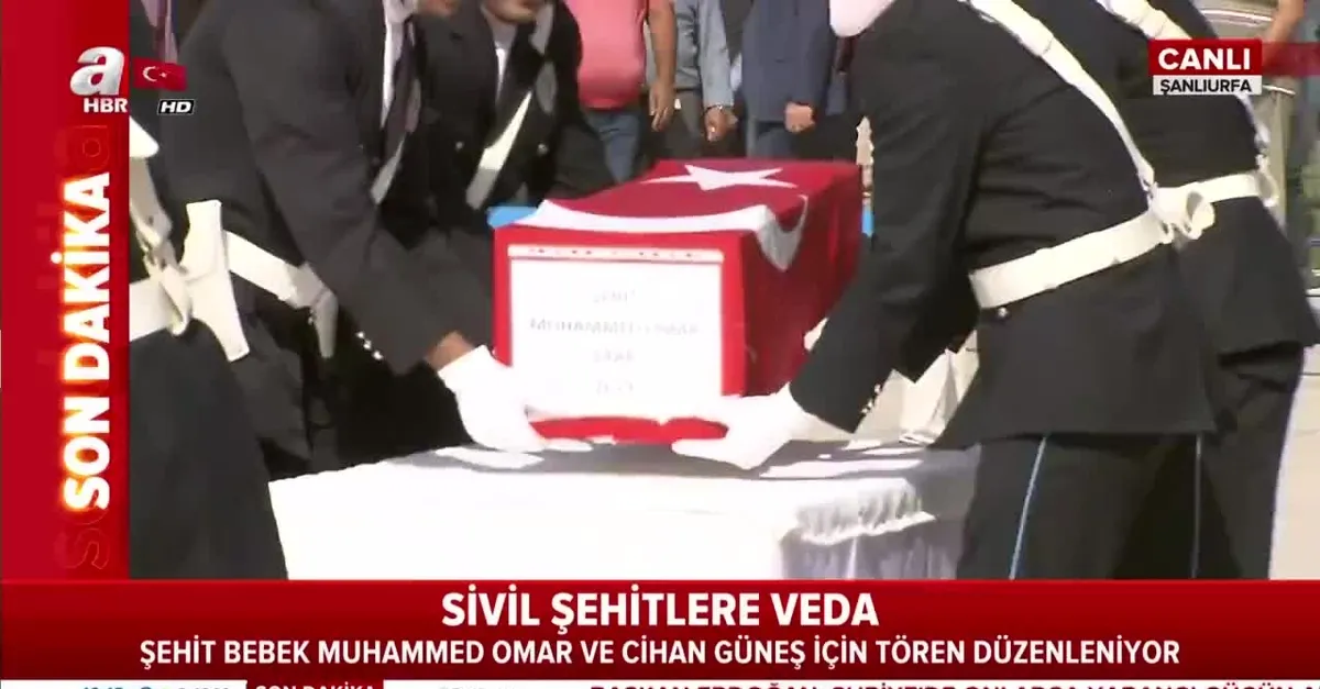 Barış Pınarı Harekatı şehitlerine yürek yakan veda! Sivil şehitler son yolculuğuna uğurlandı |Video