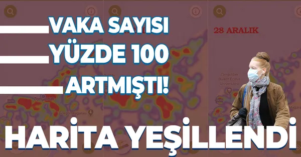 Koronavirüs vakaları yüzde 100 artmıştı! Zonguldak'ın risk haritası yeşile döndü!-1
