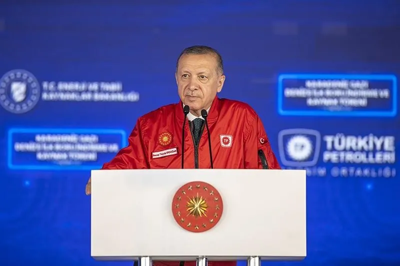 Başkan Recep Tayyip Erdoğan, Filyos'ta ʺKaradeniz Gazı Denize İlk Boru İndirme ve Kaynak Töreniʺne katıldı. (13 Haziran 2023)