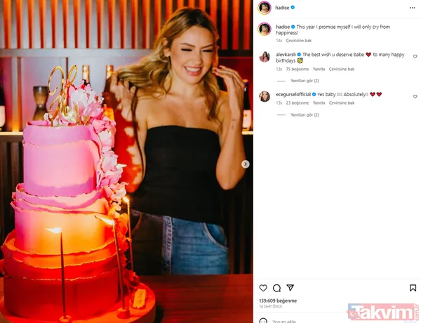 "Bu yıl sadece mutluluktan ağlayacağım" Hadise'den manidar doğum günü paylaşımı! Bir önceki yaşında evlenip boşanan Hadise... - 7