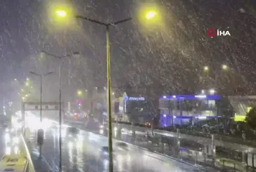 İstanbul’da kar yağışı başladı