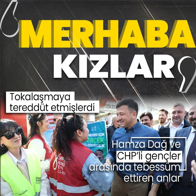 Büyükşehir Belediye Başkan Adayı Hamza Dağ ile CHPli gençler arasında tebessüm ettiren anlar! Tokalaşmaya tereddüt etmişlerdi