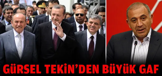 Gürsel Tekin’den Kadir Topbaş gafı