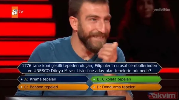 atv'de Kenan İmirzalıoğlu'nun sunduğu Kim Milyoner Olmak İster'de dikkat çeken Mustafa Kemal Atatürk sorusu - 46