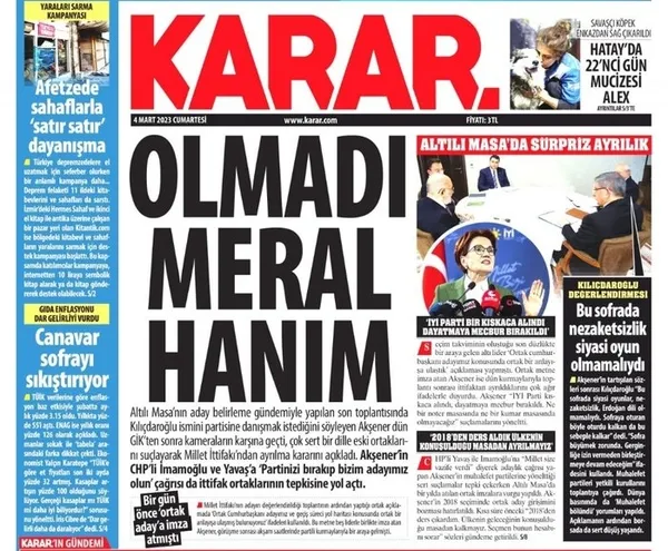 6'lı Masa’nın ayağı kırıldı ortalık toz duman! CHP'li isimler ve mangır medyadan Akşener'e zehir zemberek sözler!-21