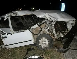 Konya’da traktör ve otomobil birbirine girdi: 1 ölü 2 yaralı