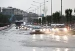 Erzurum'da sağanak sonrası sel!