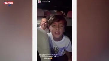 Alişan ve Buse Varol'un çocukları Burak ile Eliz'den Hadise şarkısı: Ünlü şarkıcı kayıtsız kalmadı!