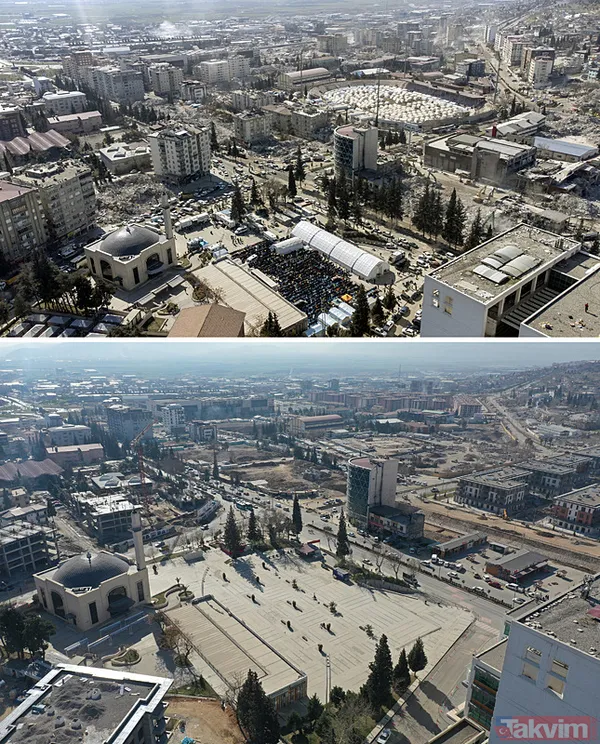 Deprem bölgesinin iki yıllık değişimi böyle görüntülendi! Hatay, Adıyaman, Malatya... - 4