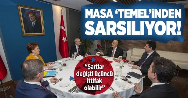 Son dakika: 6’lı masa dağılıyor mu? Temel Karamollaoğlu: Şartlar değişti, üçüncü ittifak olabilir!